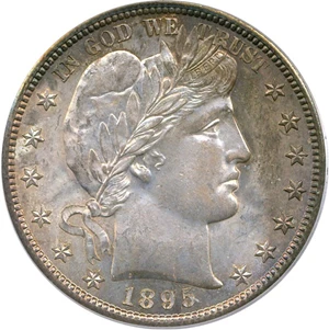 image for: 1895-S 50c PCGS/CAC MS64