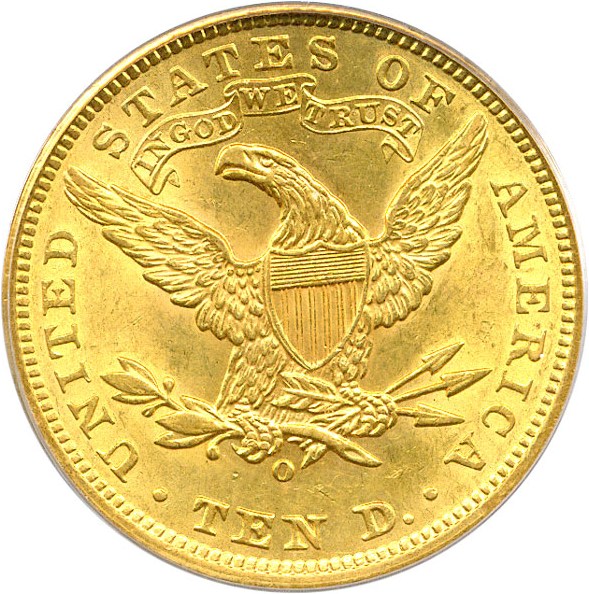 image for: 1906-O $10 PCGS AU58
