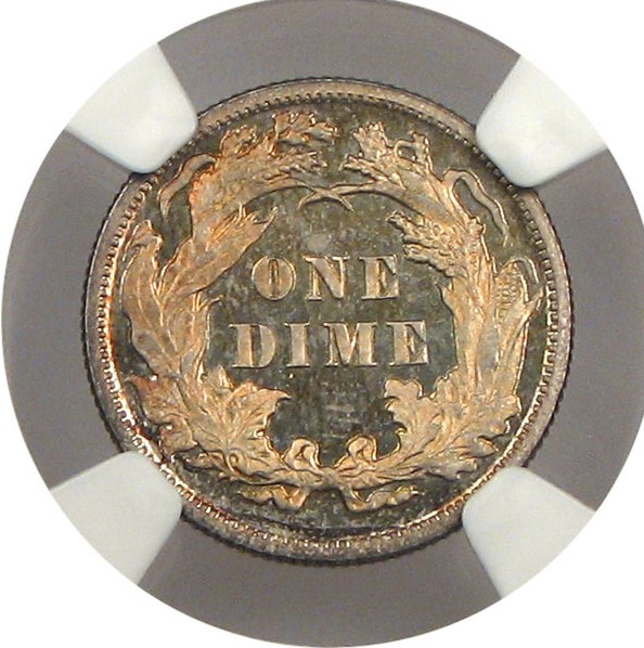 image for: 1889 10c NGC Proof 65 Cameo