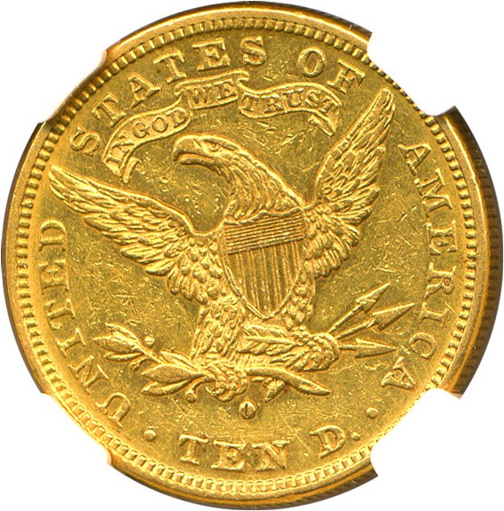 image for: 1881-O $10 NGC AU Details (Improperly Cleaned)