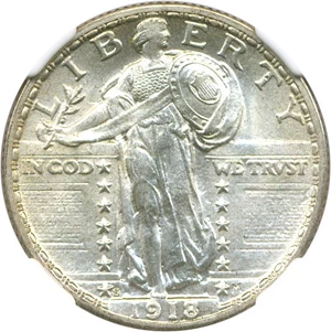 image for: 1918-S 25c NGC MS63