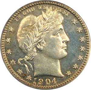 image for: 1904 25c PCGS Proof 62