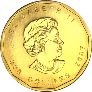 image for: Canada: 2007 $200 PCGS MS69 (Maple Leaf/Au, First Strike)
