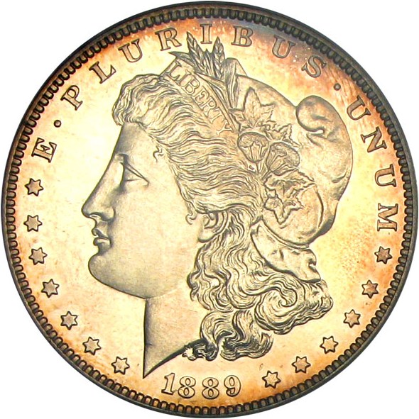 image for: 1889 $1 PCGS/CAC Proof 64