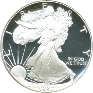 image for: 1986-S $1 PCGS Proof 69 DCameo (Silver Eagle)