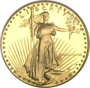 image for: 1988-P $10 PCGS Proof 69 DCameo (Gold Eagle)