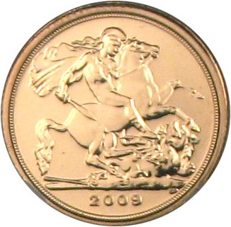 image for: Great Britain: 2009 1/4 Sov NGC Gem Uncirculated