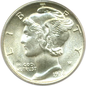 image for: 1936 10c PCGS MS67 FB