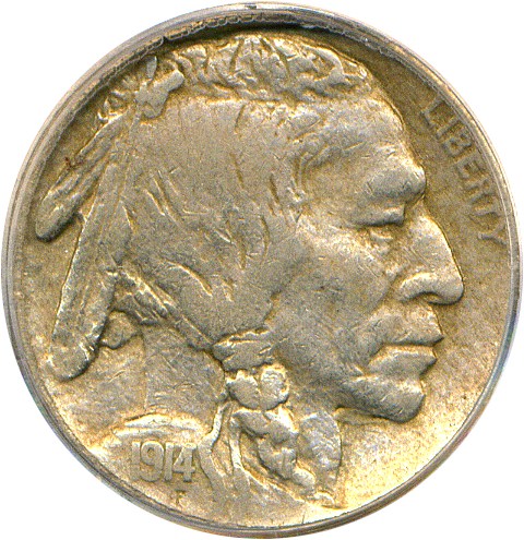 image for: 1914/3 5c PCGS VF35 (Overdate, FS- 101)