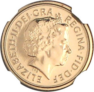 image for: Great Britain: 2009 1/4 Sov NGC Gem Uncirculated