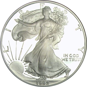 image for: 1992-S $1 NGC Proof 68 UCameo (Silver Eagle)