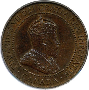 image for: Canada: 1907-H 1c PCGS AU55