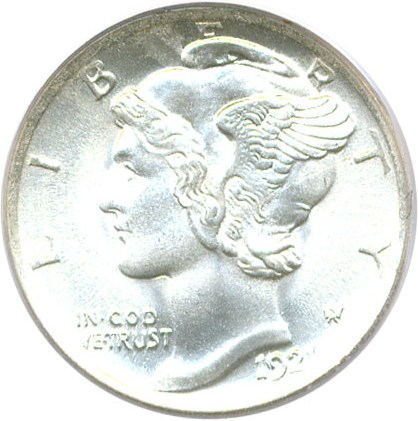 image for: 1921 10c PCGS MS66 FB