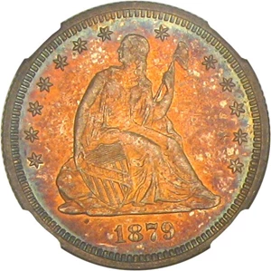 image for: 1879 25c NGC/CAC Proof 61