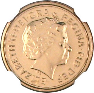image for: Great Britain: 2009 1/4 Sov NGC Gem Uncirculated