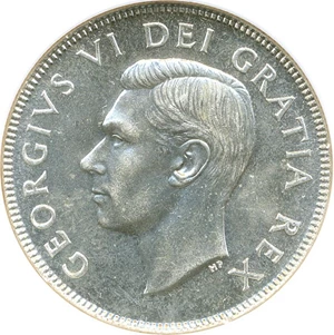 image for: Canada: 1951 50C NGC MS64