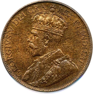 image for: Canada: 1916 1c PCGS MS63 RB