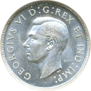 image for: Canada: 1945 50C NGC MS63