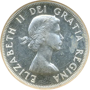 image for: Canada: 1959 50C NGC PL64