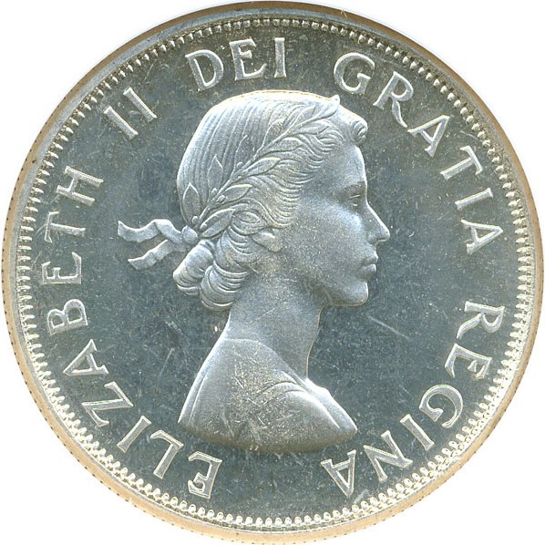 image for: Canada: 1961 50C NGC PL64