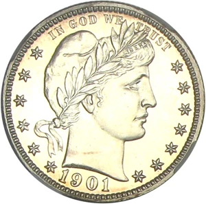 image for: 1901 25c NGC/CAC Proof 64