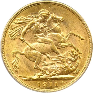 image for: Canada: 1911-C Sov PCGS MS63