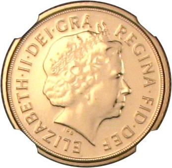 image for: Great Britain: 2009 1/4 Sov NGC Gem Uncirculated
