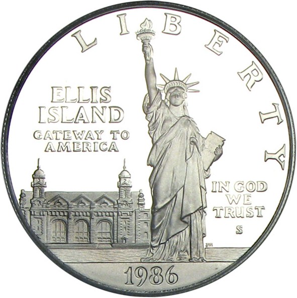 image for: 1986-S $1 PCGS Proof 69 DCameo (Statue Liberty)