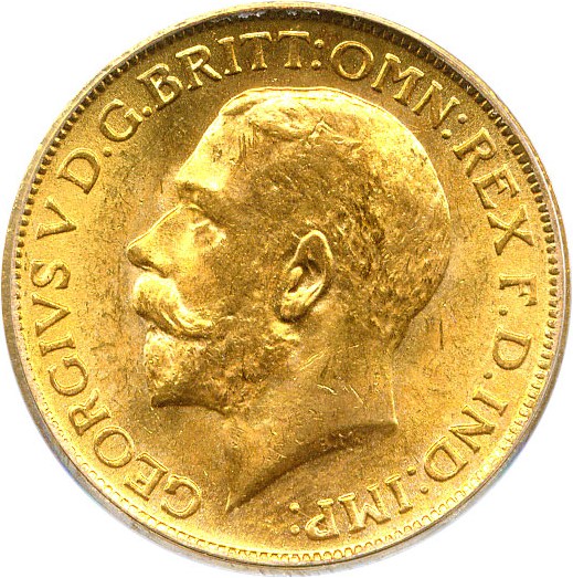 image for: Australia: 1915-S Sov PCGS MS64