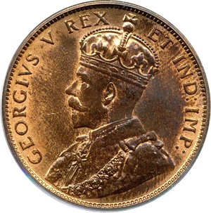 image for: Canada: 1911 1c PCGS MS64 RB
