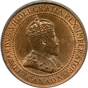 image for: Canada: 1902 1c PCGS MS64 RB
