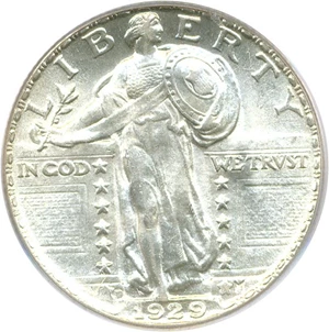 image for: 1929-D 25c PCGS MS64 FH