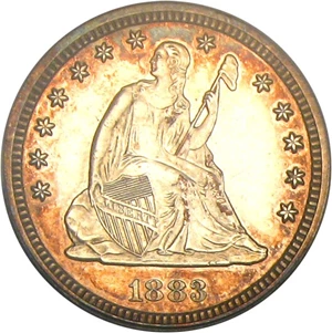 image for: 1883 25c PCGS Proof 62