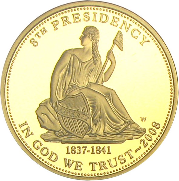 image for: 2008-W $10 NGC Proof 70 UCameo (Van Buren's Liberty)