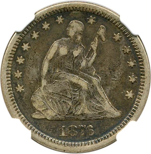 image for: 1876-CC 25c NGC VF20