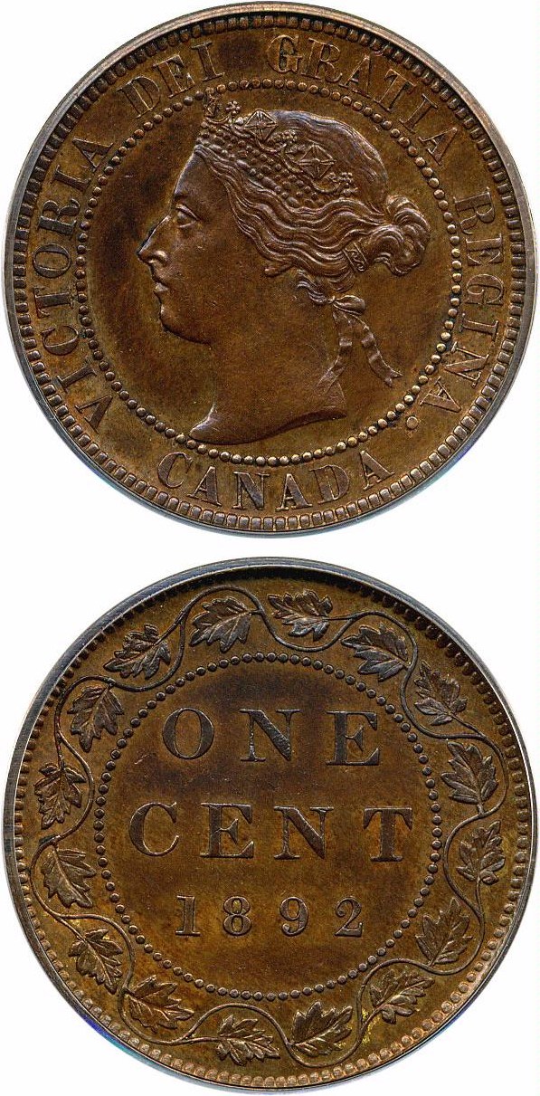 1892 Large Penny Coin Values Prices Canada Coin Prices