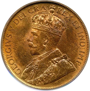 image for: Canada: 1915 1c PCGS MS64 RB