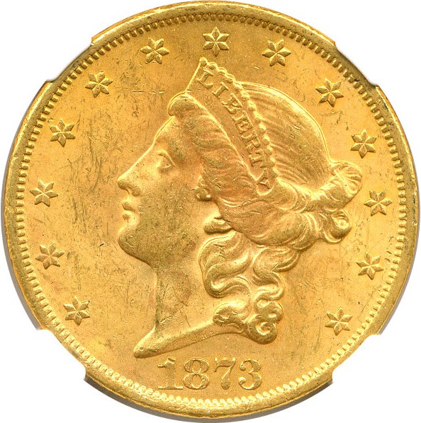 image for: 1873 $20 NGC/CAC MS61+ (Open 3)