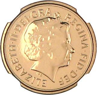 image for: Great Britain: 2009 1/4 Sov NGC Gem Uncirculated