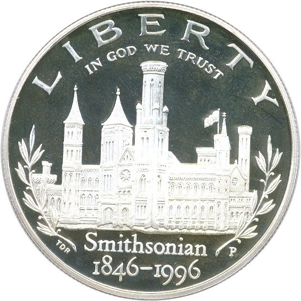 image for: 1996-P $1 PCGS Proof 69 DCameo (Smithsonian)