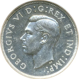 image for: Canada: 1946 50C NGC MS62