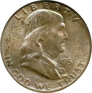image for: 1951 50c NGC MS66