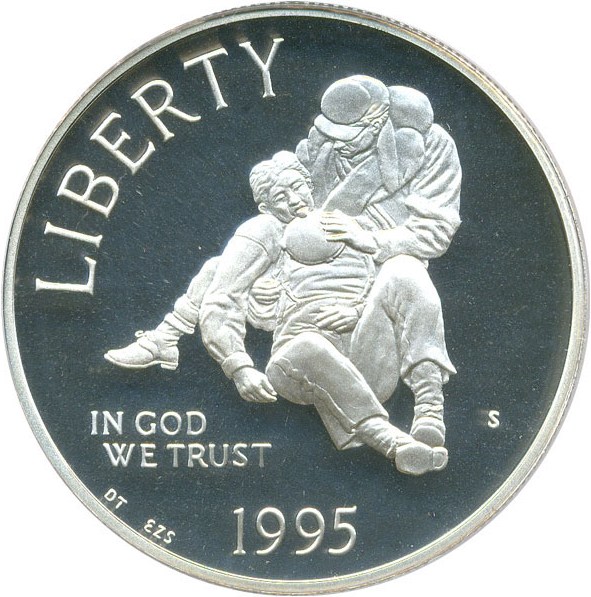 image for: 1995-S $1 PCGS Proof 69 DCameo (Civil War)