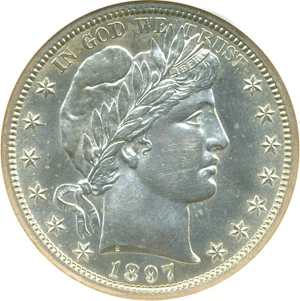 image for: 1897-S 50c NGC MS62