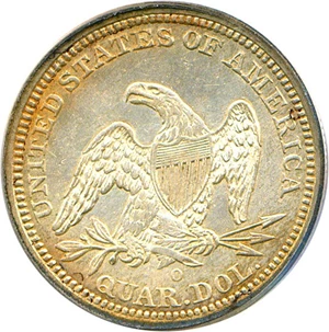 image for: 1841-O 25c PCGS MS63