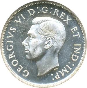 image for: Canada: 1944 50C NGC MS65