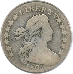 image for: 1805 H10c PCGS VG-8