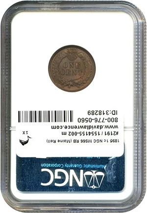 image for: 1895 1c NGC MS66 RB
