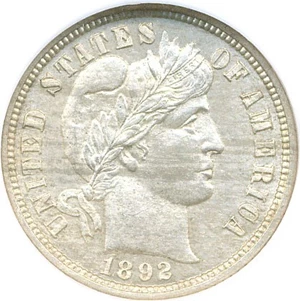 image for: 1892-O 10c NGC MS64