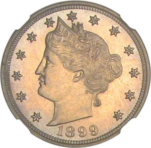image for: 1899 5c NGC/CAC Proof 66